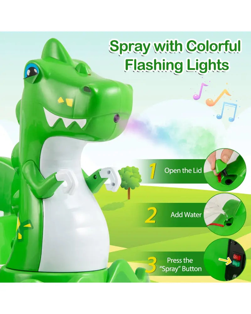 12V Bumper Car with Spray Function and Remote Control for Toddlers Aged 2-5-Green - Green - Powered Ride On Toys