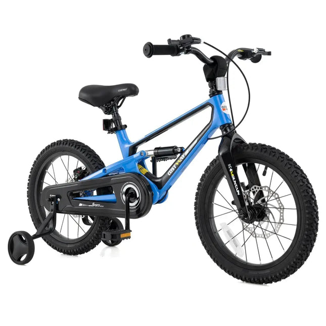 16 Inch Kids Bike Adjustable with Shock Absorber and Bell for Aged 4 to 7 - 16 inches - Oasis Home Essentials