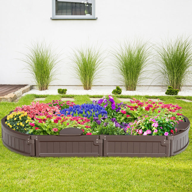 Sandbox with Built-in Corner Seat and Bottom Liner-Brown - Brown - Sandboxes