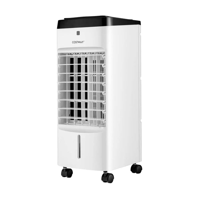 3-in-1 Evaporative Air Cooler with 4 Modes-White Costway
