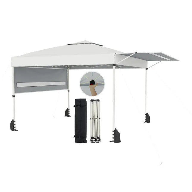 3-Piece Outdoor Adventure Bundle: Pop Up Canopy Tent 20Qt Cooler and Oversized Loveseat - Camping