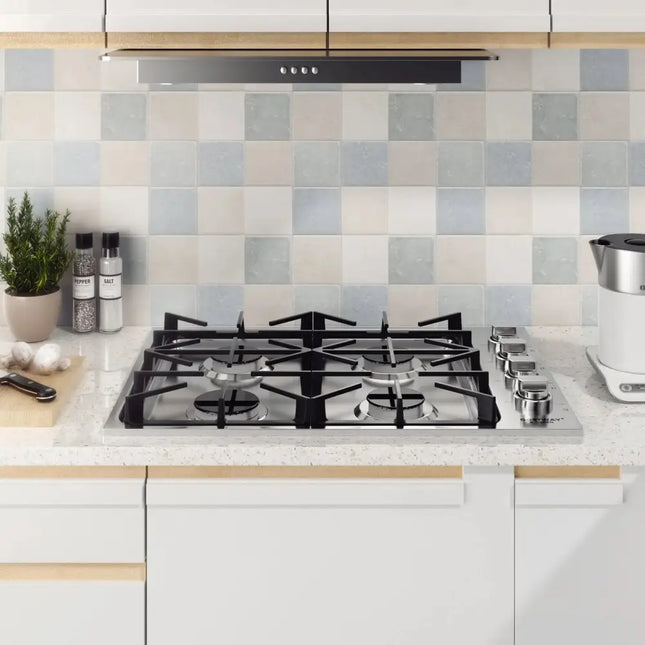 30/36 Inch Gas Cooktop with 4/6 Powerful Burners and ABS Knobs-30 inches Costway