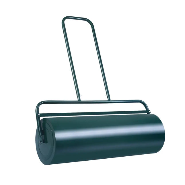 36 x 12 Inches Tow Lawn Roller Water Filled Metal Push Roller - Green - Lawn Care Tools