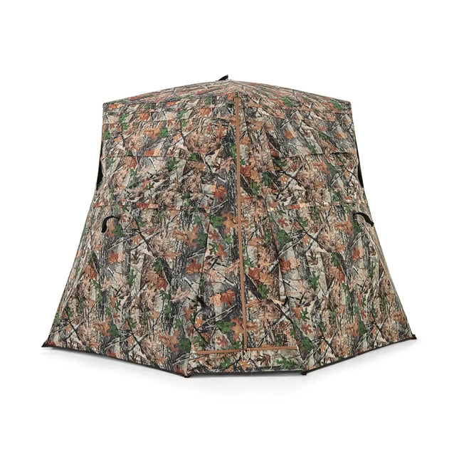 360° One Way See Through Ground Hunting Blind for Deer and Turkey Hunting - Camouflage - Tents