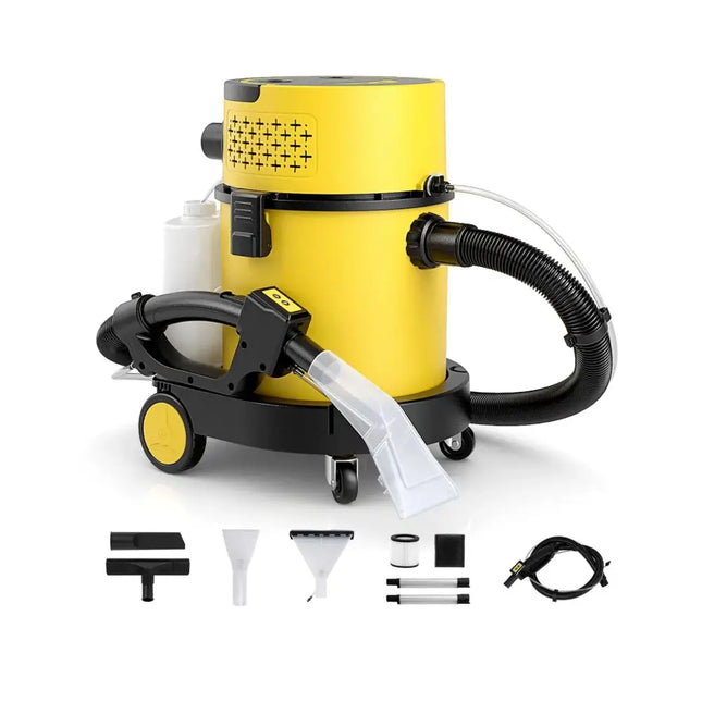 4-in-1 Portable Wet Dry Vacuum Cleaner-Yellow Costway