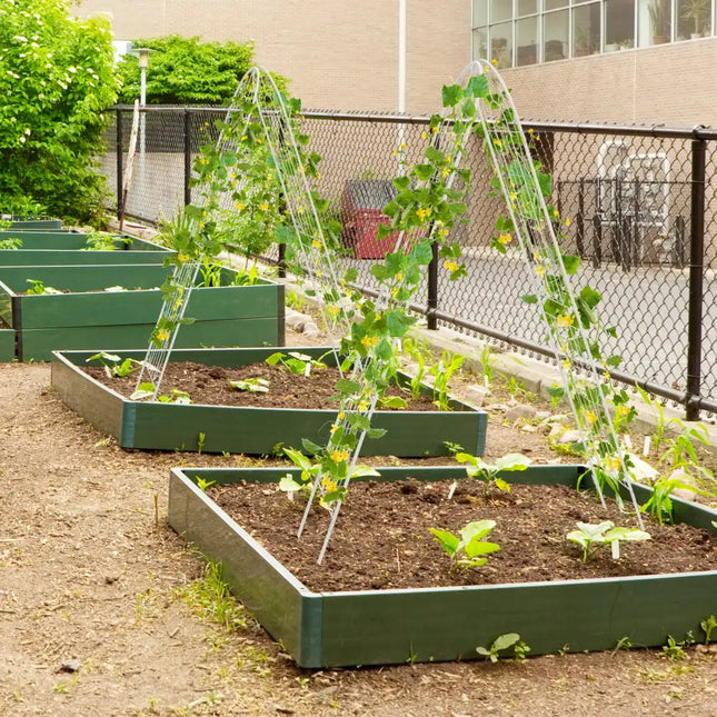4 Pack 71 x 20 Inches Metal Garden Trellis for Climbing Plants-White - White - Plant Supports