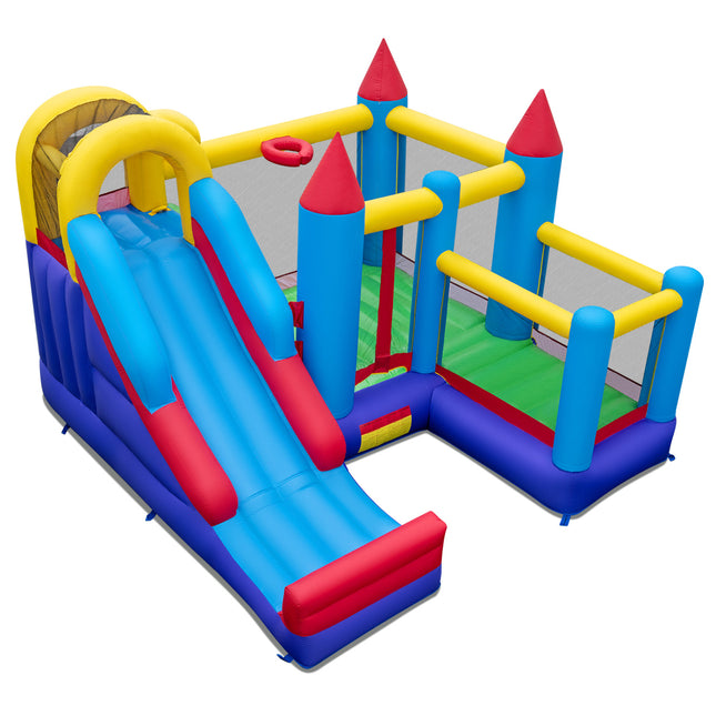 4-in-1 Inflatable Bounce Castle without Blower
