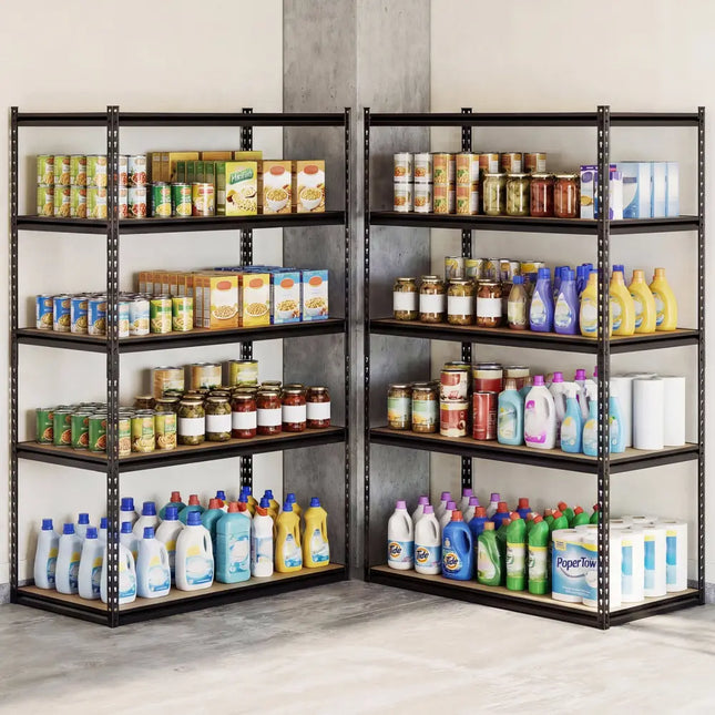 5-Tier Garage Shelving Unit 2200 LBS Heavy Duty Adjustable Utility Rack-1 Piece - Garages
