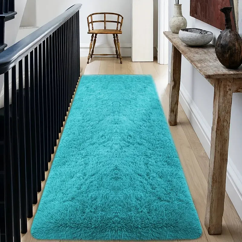 Soft Plush Rug for Bedroom, Living Room, Hallway- Comfortable & Fluffy