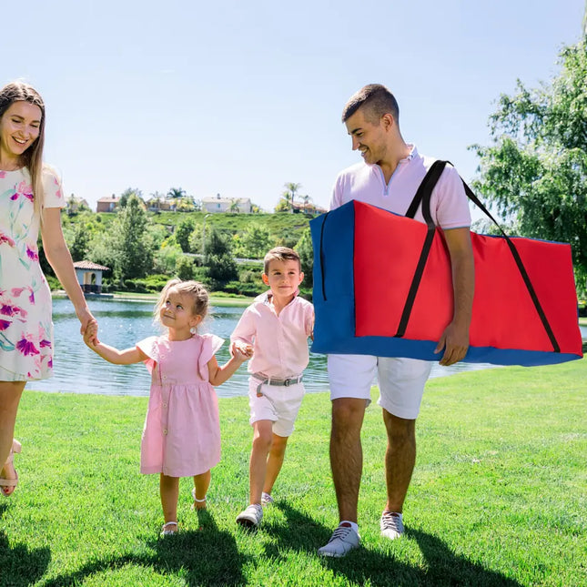 Carrying Bag for 4-to-Score Giant Game Set with Durable Zipper - Red - Lawn Games