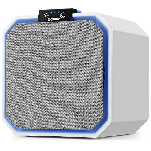 Desktop HEPA Air Purifier Home Air Cleaner with 2-in-1 Composite HEPA Filter Costway