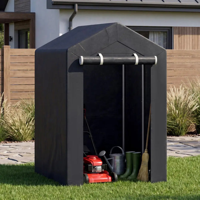Heavy-Duty Portable Storage Shed with Roll-up Zipper Door-S - Sheds & Outdoor Storage