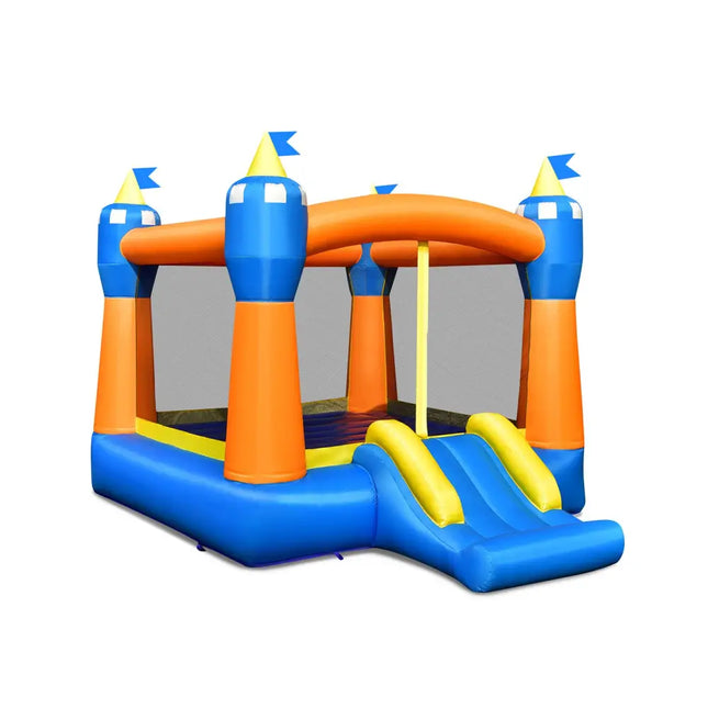 Kids Inflatable Bounce House Magic Castle with Large Jumping Area without Blower - Bounce House
