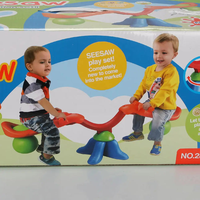 Kid’s Seesaw 360 Degree Spinning Teeter - Red - Seesaws