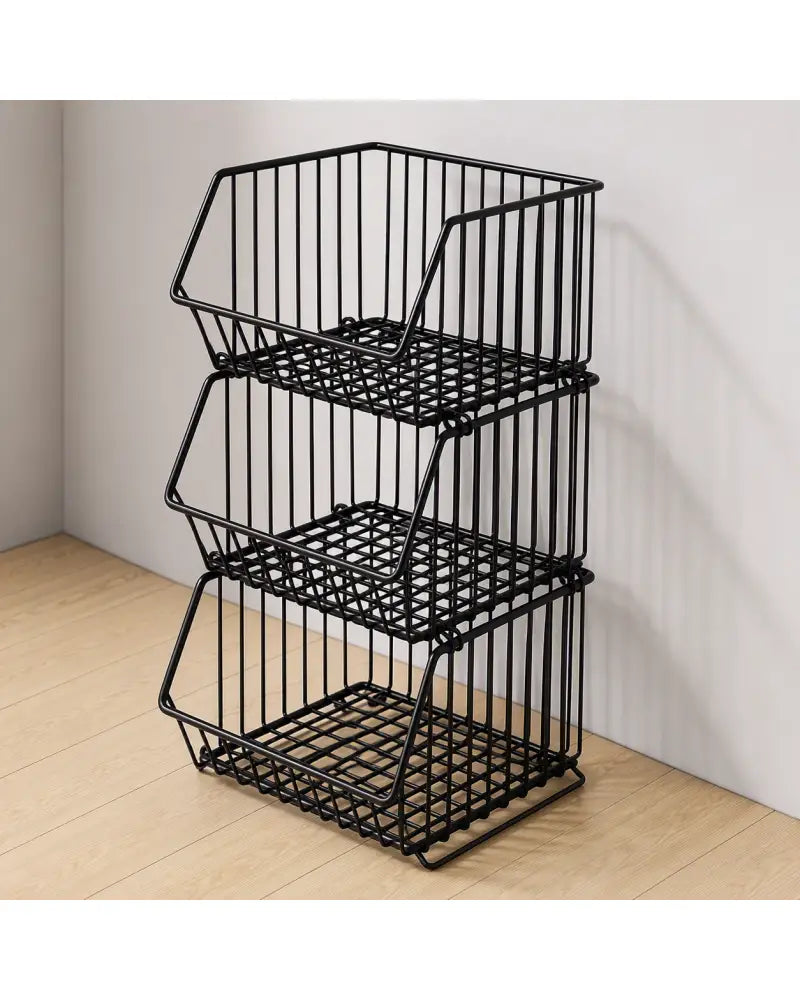 Multi-Layer Rolling Storage Cart – Movable Kitchen Fruit & Vegetable Organizer