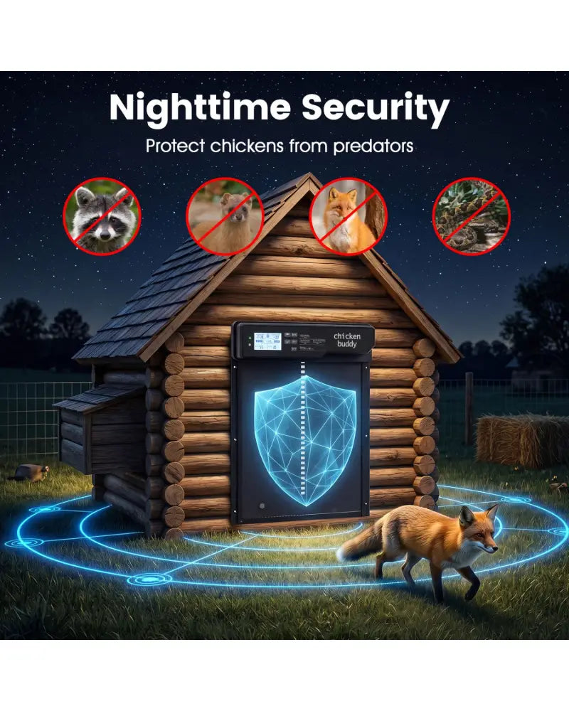 Solar Powered Automatic Chicken Coop Door - Chicken Coops