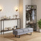 entryway console table-gray