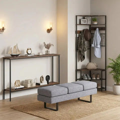 entryway console table-gray