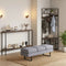 entryway console table-gray