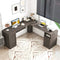 L-Shaped Desks Canada – Large Home Office Desks – Oasis Home Essentials