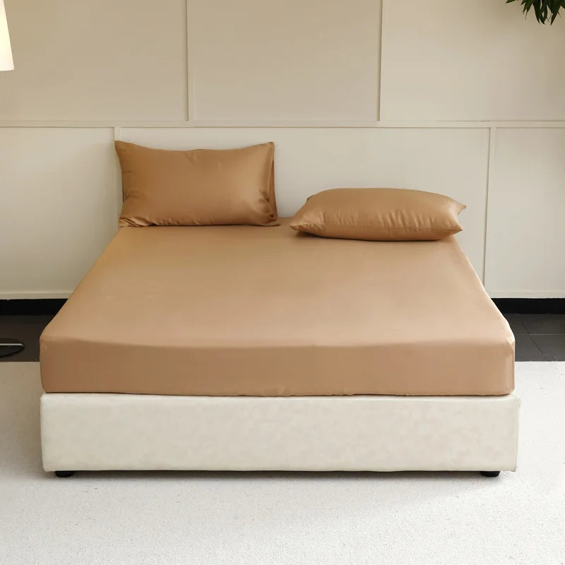 Luxury Natural Silk Fitted Sheet