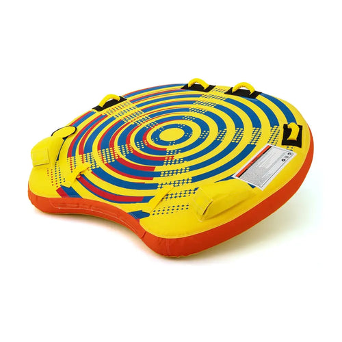 1 or 2 Person Inflatable Towable Tube for Boating with Quick Connector - Water Sports
