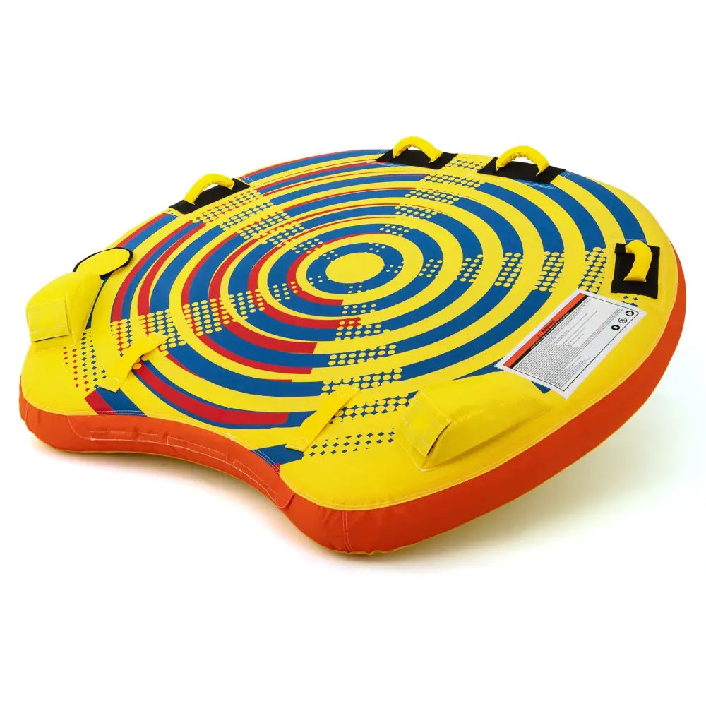 1 or 2 Person Inflatable Towable Tube for Boating with Quick Connector - Water Sports