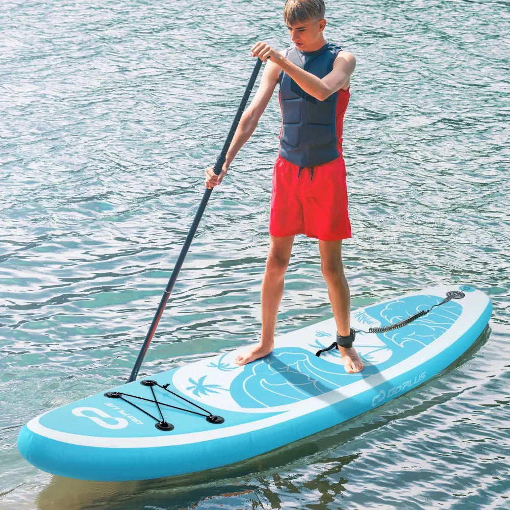 10/11 Feet Inflatable Stand Up Paddle Board with Premium SUP Accessories-L - Surfing