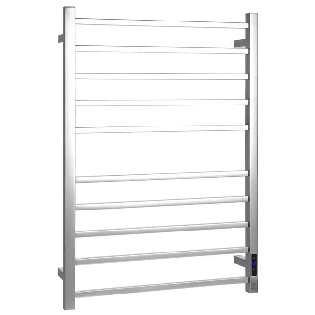 10-Bar Electric Stainless Steel Towel Warmer - Towel Racks