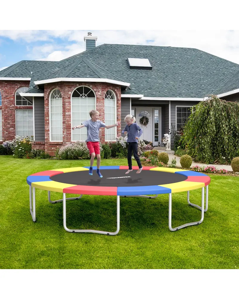 10 Feet Universal Spring Cover Trampoline Replacement Safety Pad-Multicolor - Multicolor - Trampoline Accessories