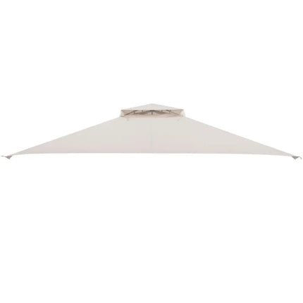 10 x 12 Feet Gazebo Replacement Top with Air Vent and Drainage Holes-Beige - Beige - Gazebos