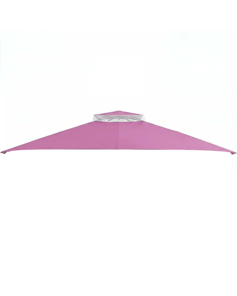 10 x 12 Feet Gazebo Replacement Top with Air Vent and Drainage Holes-Pink - Pink - Gazebos