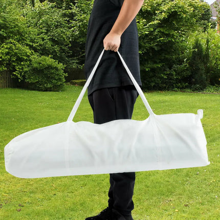 10 x 20 Feet 6 Sidewalls Canopy Tent with Carry Bag-White - White - Canopies