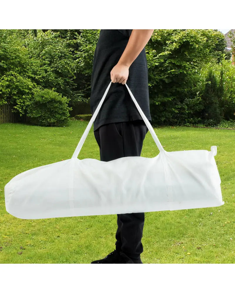 10 x 20 Feet 6 Sidewalls Canopy Tent with Carry Bag-White - White - Canopies