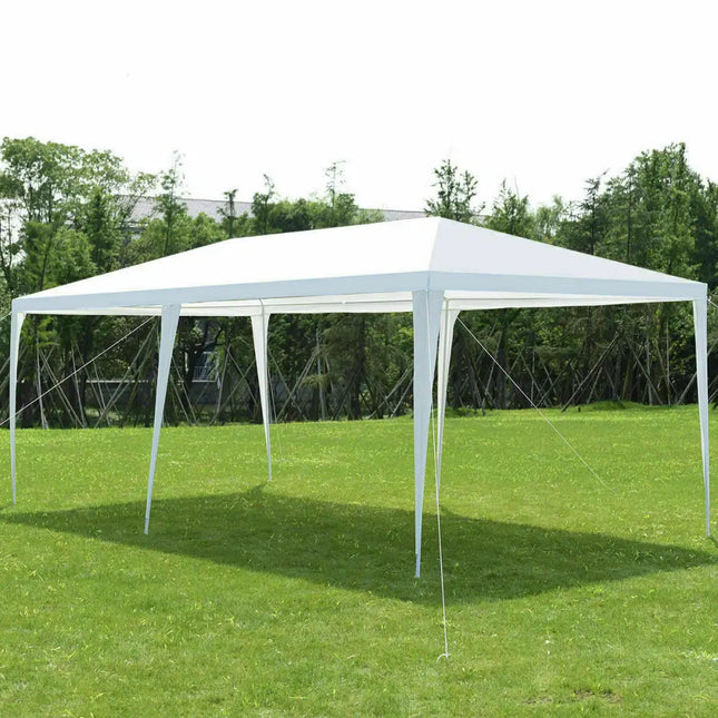 10 x 20 Feet Outdoor Party Wedding Canopy Tent with Removable Walls and Carry Bag - White - Canopies