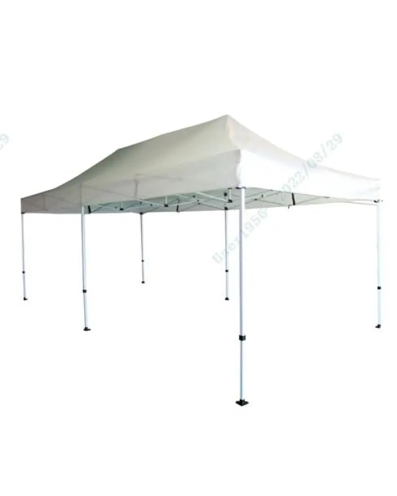 10 x 20 Feet Outdoor Pop-Up Patio Folding Canopy Tent-White - White - Canopies