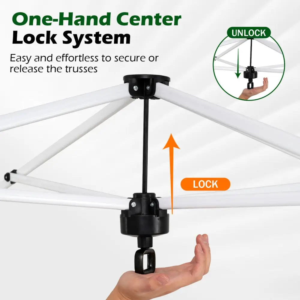 10 x 10 Feet Outdoor Commercial Pop up Canopy Tent-Green - Green - Canopies