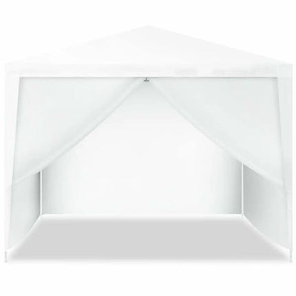 10 x 10 Feet Outdoor Side Walls Canopy Tent with 4 Removable Sidewalls - White - Canopies