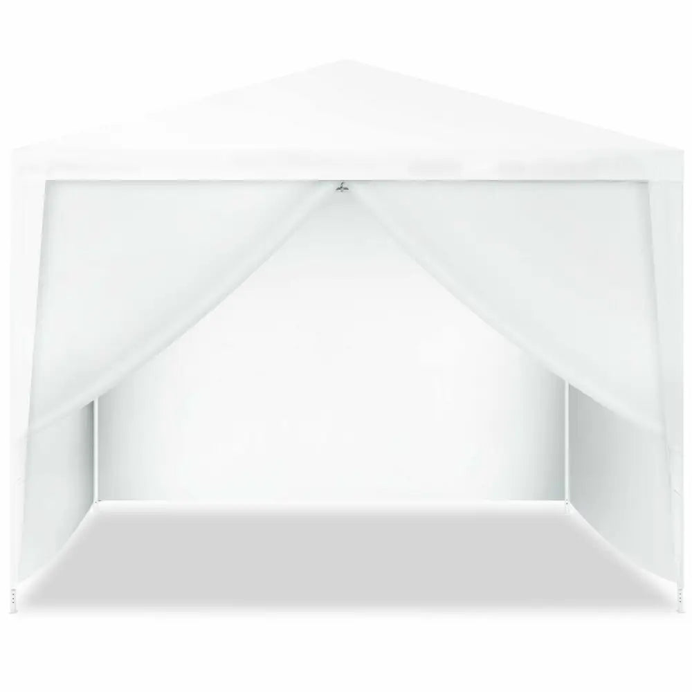 10 x 10 Feet Outdoor Side Walls Canopy Tent with 4 Removable Sidewalls - White - Canopies