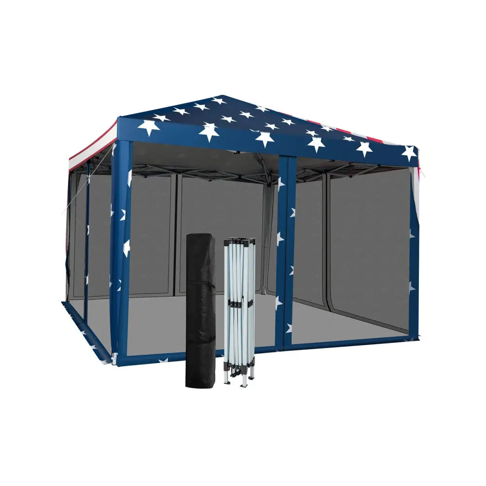 10 x 10 Feet Pop-up Canopy Tent Gazebo Canopy for Outdoor - Navy - Canopies