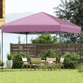 10 X 10 Feet Pop up Canopy Tent with Portable Carrying Bag and 8 Stakes-Pink - Pink - Canopies