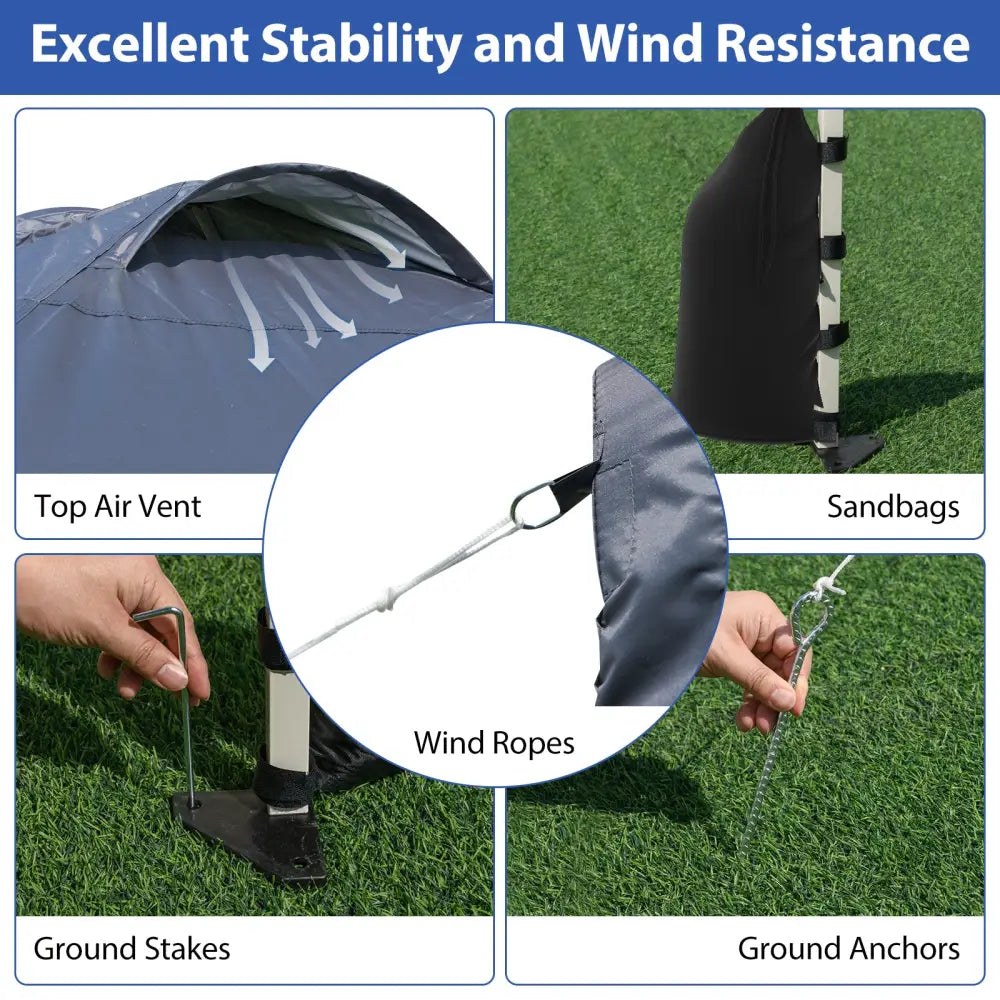 10 X 10 FT Pop up Canopy Tent with 1 Sidewall and Wheeled Bag-Gray - Gray - Canopies