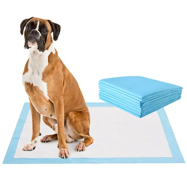 100 pieces 30 x 36 inch Pet Wee Pee Piddle Pad - Light Blue - Dog Supplies