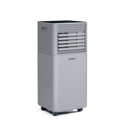 10000 BTU Air Cooler with Fan and Dehumidifier Mode-Gray - Gray - Portable Air Conditioners