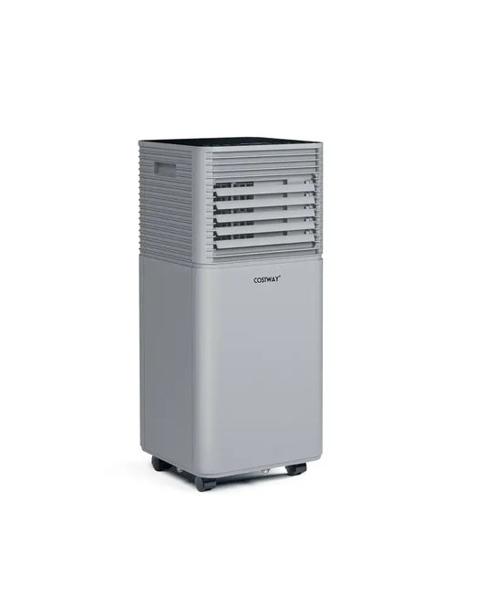 10000 BTU Air Cooler with Fan and Dehumidifier Mode-Gray - Gray - Portable Air Conditioners