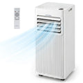 10000 BTU Portable AC with Sleep Mode and Window Kit Cools 450 Sq.Ft-White - White - Air Coolers