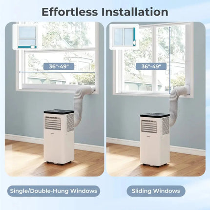 10000 BTU Portable Air Conditioner 3 in 1 Floor AC Unit Fan and Dehumidifier for Room Costway