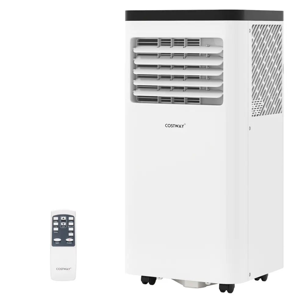 10000 BTU Portable Air Conditioner 3 in 1 Floor AC Unit Fan and Dehumidifier for Room - White - Portable Air