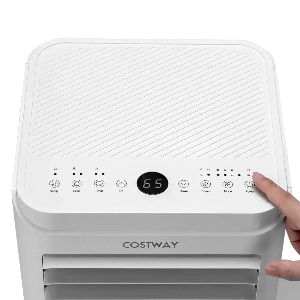 10000 BTU Portable Air Conditioner with Dehumidifier and Fan Mode Costway