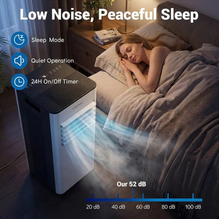 10000 BTU Portable Air Conditioner with Fan and Dehumidifier and LED Display Costway